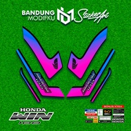 HONDA WIN STRIPING MOTIF/ 53 MODFKU BANDUNG/ WIN 100 STICKER/ WIN 100 VARIATION STICKER/