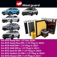 WESTGUARD Filter Set For BYD Song Plus, SONG Plus DM-i 1.5T, HAN DM-i(-p) 1.5T, Seal 05 DM-i, Sealio