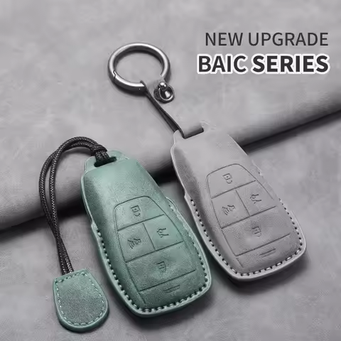 Car Key Case Fob Cover Shell for BAIC MOTOR Beijing BJ40 BJ80 BJ30 BJ60 BJ90 BJ20 F40 U7 X7 EU5 U5pl