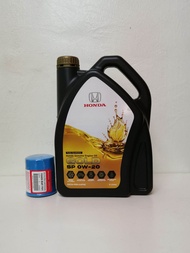 Honda Fully Synthetic SN 0W20 Genuine Engine Oil + Honda Oil Filter