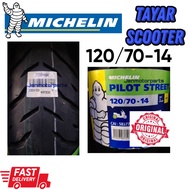 MICHELIN TAYAR SCOOTER 120/70-14 PILOT STREET #SCOOTERTAYAR#120/70-14#