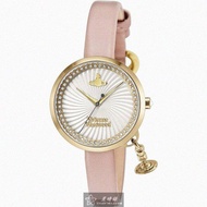 Vivienne Westwood手錶，編號VW00011，32mm玫瑰金錶殼，粉紅錶帶款_廠商直送