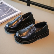 Girl School Uniform Shoes Spring Autumn Children Performance Leather Shoes Versatile Black Kids Fash