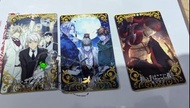 （全新）（包本地郵政平郵） FGO Fate Grand Order  街機 活動卡 3張