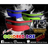 (SYM 185) BOXXE Colored Box (raga/bakul motor) with Cup Holder