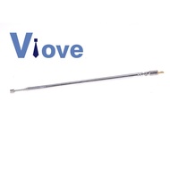 62cm Long 4 Sections Radio Control AM FM Radio TV Telescopic Antenna