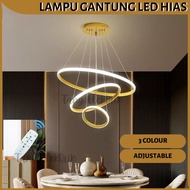 Lampu Gantung Cincin 3 Ring Lampu Gantung Plafon Minimalis