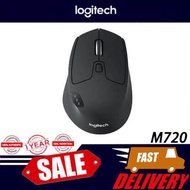 Logitech M720 Wireless Bluetooth Dual-Mode Multi Device Custom Button Mouse