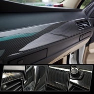 Carbon Fiber Vinyl Wrap, 5D Gloss Black Vinyl Wrap for Car, Self Adhesive Anti-Wrinkle 1ft x 10ft Ca