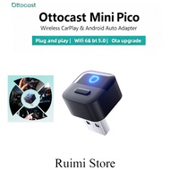 OTTOCAST Mini Pico 3.0 Cube 2 in 1 Wired To Wireless CarPlay Android Auto Adapter Car Accessories