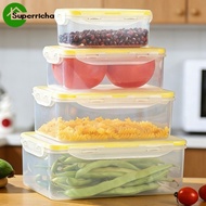 [H&L]1/2/3/4PCS - Food Storage Containers | Microwave & Freezer Safe Leak-Proof Lids for Meal Prep, 