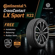 Continental CrossContact LX Sport CCLXSP R22 275/40 265/40 J LR (with installation)
