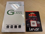 🔥Switch 2 專用 Mon貼 記憶卡 Lexar 256GB Micro SD XC Ex Express  Memory Card + Screen Protector 保護貼