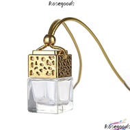 ROSEGOODS Perfume Bottle, Refillable Pendant Style Empty Bottle, Lightweight Glass 8ML Car Fragrant 