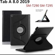 FLIP COVER SARUNG TAB A8 2019 T295 T290 ROTARY CASE SAMSUNG TAB T295 SS STORE1