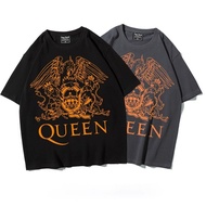 Queen's American Street Loose Rock T-shirt S-5XL for Men and Women S-5XL