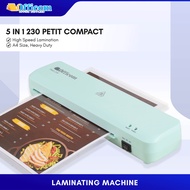 OFFICOM 5in1 Laminating Machine 230 PETIT Compact A4 HOT/COLD Laminator Machine for Yasen Laminating