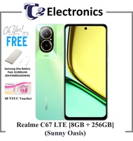 Realme C67 LTE | 8GB RAM + 256GB ROM | FREE Samsung 25w Battery Pack (EB-P3400) &amp; $8 NTUC Voucher | 33W SuperVOOC Charge | 108MP AI Camera | - T2 Electronics