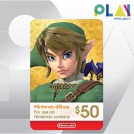 Nintendo eShop Gift Card 50US [บัตรเติมเงินนินเทนโด้]