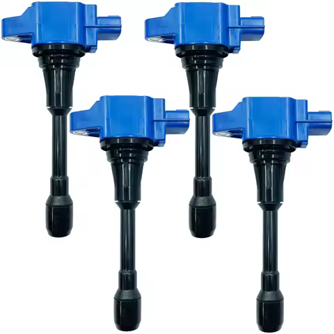 4PCS HIGH PERFORMANCE BLUE IGNITION COIL UF549 22448JA00C FOR NISSAN Sentra Tiida March Versa Cube A