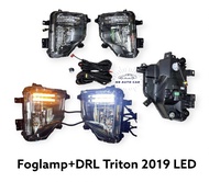 ไฟตัดหมอก ไฟเดไลท์ TRITON ปี2019 มีไฟเลี้ยว Foglamp DRL Mitsubishi Triton 2019 LED