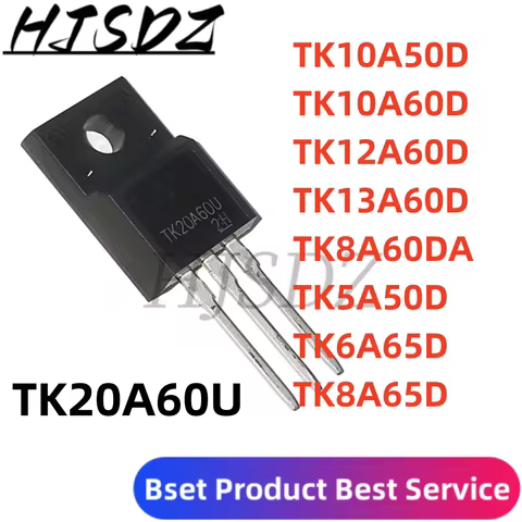 10PCS K8A60DA TO-220 TK8A60DA TO-220F TK5A50D TK6A65D TK8A65D TK10A50D TK10A60D TK12A60D TK13A60D TK