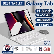 COD Tablet Galaxy S9 Tablet 16GB + 512GB Tablet pintar Android Tablet PC Mugla sokongan kad SIM