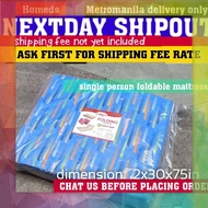 jolly folding mattress single bed 2x30x75inches E