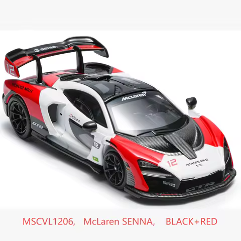 MASSDI 1:64 Scale Alloy Car Model ,Senna & 765 LT