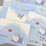 Envelope Doraemon Envelope Letter Paper Handwritten Letter Set Cartoon Cute ins High-value Creative 
