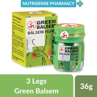 Three Legs Green Balsem Mild Heat 36g