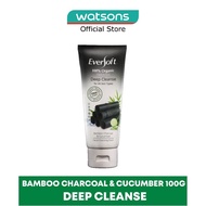 EVERSOFT Organic Bamboo Charcoal & Cucumber Facial Cleanser 100g