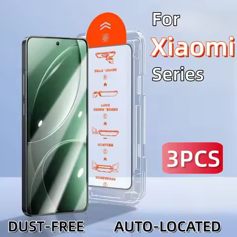3PCS for Xiaomi Screen Protector 17 15 14 13 FOCO F3 X3 12 10 9t 11i 9X pro Lite CC9 Install Kit wit