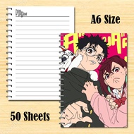 (Small Size) Dandadan Notebook Size A6 Anime Notebook Journal A6 Notebook
