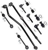 Pexorin 11pcs Suspension Kit 4 Outer Tie Rod End 2 Lower 2 Upper Ball Joint 2 Sway Bar 1 Front Track