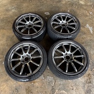 Advan RS 19 Inch Sport Rims with Bridgestone Potenza Sport 235 35 R19 19x8.5J ET45 Original Made in 