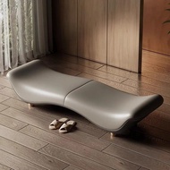 High-end chaise bed end stool, corridor shoe changing stool, modern new designer original high-end b