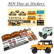 Body Sticker MN D90 D91 99S MN45 WPL B14 B24 B16 B36 C14 C24 RC Car