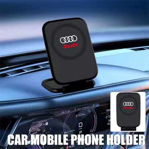 1pc IPhone Mobile Phone Holder Stand Folding thin magnetic Car Phone Holder For Audi Sline TT A1 A2