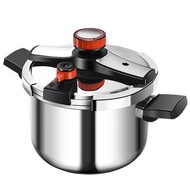 Pressure Cooker，4L-12L Kitchen Pressure Cooker，Suitable for Induction and Stove-top，304 Stainless Steel Cookware with Easy Opening&amp;Closing Lid，Triple Safety Valve Design
