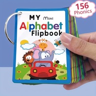 liuwan123 27pcs English 26 Letters Alphabet Phonics Pocket Cards English Word FlashCards Educationa