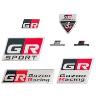 Car Steering Wheel Center Logo Emblem Labeling Sticker for Toyota GR Sport Gazoo Racing RZ RC RS Cor