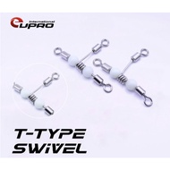 Eupro Terminal Tackle T-Type Swivels (2070N) 1pack 3 pcs