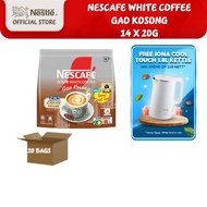 [Carton] NESCAFE White Coffee Gao Kosong (14 x 20g)