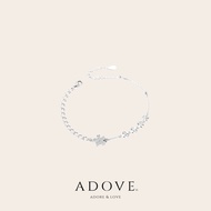 Hailee Bracelet with 925 Silver Plated Rhodium (White Gold)