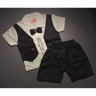 Baby Clothes / Baby Boy Suit Striped Vest / 3-12 Months