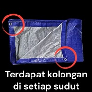 A3 6x8 SILVER Tarpaulin biru SILVER TARPAULIN/ biru IMPORTED A3 PLASTIC TARPAULIN/ ARWANA BRAND