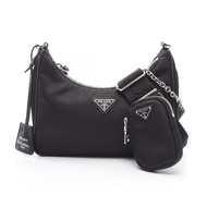 【สินค้ามือสอง】 ปราด้า PRADA กระเป๋าสะพายไหล่ Re-Edition 2005 2WAY สีดำ ไนลอน Re-Edition 2005 2way กร
