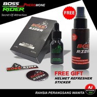 💥ORIGINAL💥BOSS RIDER  PERFUME EXCLUSIVE - PREMIUM PHEROMONE - PERANGSANG WANITA - WANGIAN HORMON - MASALAH BAU BADAN