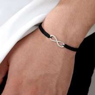 Fashionable and Popular Men Infinity Decor Bracelet for Jewelry Gift and for a Stylish Look
